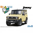 Aoshima 1/24 Raku-Pla Snap Car No.3-CI JB64 Jimny 2018 Chiffon Ivory Metallic, AOS65976, by AOSHIMA