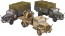 Fujimi 1/72 Military Series GERMAN 3T TRUCK (CAMOUFLAGE, AMBULANCE, WITH ANTI AIRCRAFT GUN)  , FUJ23211, by FUJIMI