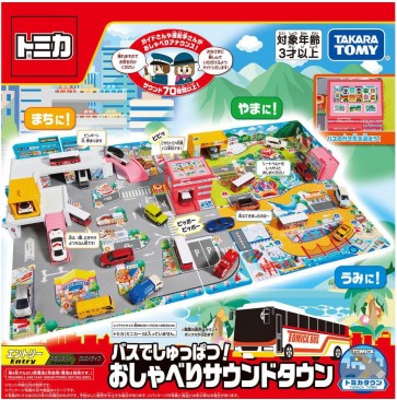 TAKARA TOMY Tomica Bus Ride! Talking Sound Town, TAK34035, by TAKARA TOMY