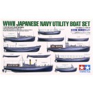 Tamiya 1/350 Big Ship series IJN NAVY UTILITY BOAT SET , TAM80266, by TAMIYA