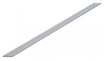 Wave Material series Plastic material square rod 【gray】 2.0 mm 6 pieces OM392, WAV23428, by WAVE