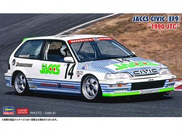 Hasegawa 1/24 JACCS CIVIC (EF9) 1990 JTC, HAS08308, by HASEGAWA