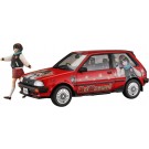 Hasegawa 1/24 Toyota Starlet EP71 Si-Limited (3Door) Middle Version Rei Hazumi w/Figure, HAS24330, by HASEGAWA