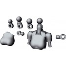 Kotobukiya 1/1 Megami Device M.S.G 01 Tops Set Black , KBY33812, by KOTOBUKIYA