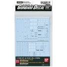 BANDAI  Gundam Decal MG Rick Diaz (Black) & Quattro   Plastic Model kit, BAN41297, by BANDAI