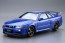Aoshima 1/24 The Model car No.8 NISSAN BNR34 SKYLINE GT-R V-SPEC II '02  , AOS58589, by AOSHIMA