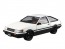 Aoshima 1/24 Toyota AE86 Levin '83 (White / Black) , AOS54956, by AOSHIMA