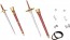 Kotobukiya M.S.G Modeling Support Goods: Virtua Style 01 Sword Set A, KBY43019, by KOTOBUKIYA