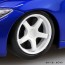 Aoshima 1/32 Raku-Pla Snap Kit No.17CU-SB Nissan RZ34 Fairlady Z Custom Wheel (Seiran Blue), AOS00056, by AOSHIMA
