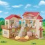 Epoch Sylvanian Families Big Red Roof House Deluxe Furniture Set, EPC56181, by Epoch