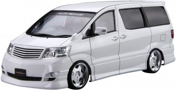 Aoshima 1/24 the tuned car No.7 SILK BLAZE MNH/ANH10, 15W ALPHARD '05 (TOYOTA)  , AOS58732, by AOSHIMA