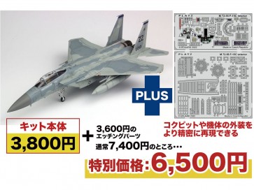 Platz 1/72 U.S. Air Force F-15C Eagle Fighter, Kadena AB, with etched parts, PLZ30171, by PLATZ