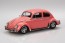 Aoshima 1/32 RakuPla Snap Kit No.20CU-CP Volkswagen Beetle Custom (Coral Pink), AOS68069, by AOSHIMA