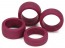 Tamiya Mini 4WD Grade Up Part LOW FRICTION LARGE DIA. SLICK TIRES (MAROON, 4PCS.)  , TAM55428, by TAMIYA