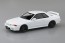 Aoshima 1/32 Raku-Pla Snap Kit No.14CU-CW Nissan R32 Skyline GT-R Custom Wheel (Crystal White), AOS02883, by AOSHIMA