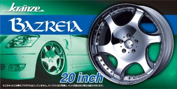 Aoshima 1/24 Kurense Bazurea 20 inches  (4 wheels & tires), AOS54673, by AOSHIMA