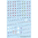 Kotobukiya 1/1 Megami Device M.S.G Puni Mofu Yuki Tu Eye Decal Set, KBY76796, by KOTOBUKIYA