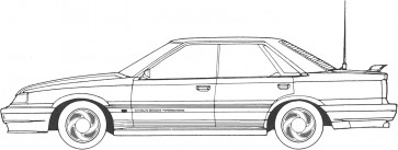 Fujimi 1/24 High Socar Series No.14 7th Skyline 4-Door H.T GTS (High Socar Version), FUJ47980, by FUJIMI