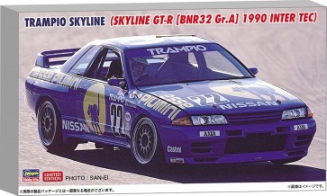 Hasegawa 1/24 Trampio Skyline (Skyline GT-R [BNR32 Gr.A] 1990 Inter TEC), HAS07912, by HASEGAWA