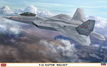 Hasegawa 1/48 F-22 Raptor "Roll Out"  , HAS74675, by HASEGAWA