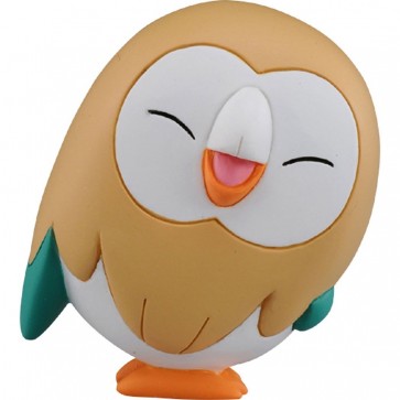 TAKARATOMY Pocket Monster Moncolle EX EMC - 28 Rowlet Smile , TAK69563, by TAKARA TOMY