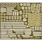 Fujimi Chibimaru Grade-Up Parts Series No.24 Chibimaru Type Takao (Takao / Choukai / Atago / Maya) Genuine Photo-etched Parts, FUJ17119, by FUJIMI