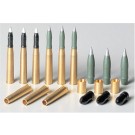 Tamiya 1/35 Military Miniature Series STUG. III BRASS PROJECTILES  , TAM51985, by TAMIYA