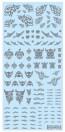 HI Q PARTS 1/12 TATTOO DECAL 02 SKULL CLEAR BLACK (1PCS)  , HIQ74520, by HI Q PARTS