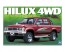 1/24 LN107 HILUX PICK UP DOUBLE CAB 4WD, AOS08218, by AOSHIMA