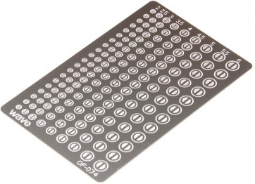 Wave Basic Photo-etched Parts Round 4  , WAV20745, by WAVE