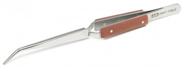 TAMIYA HG Reverse Action Angled Tweezers, TAM74102-000, by TAMIYA