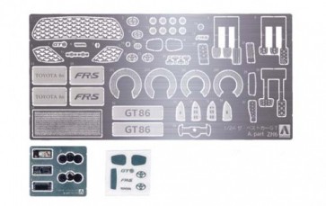 1/24 TOYOTA 86 ’12 PHOTO-ETCHED PARTS, AOS05125, by AOSHIMA