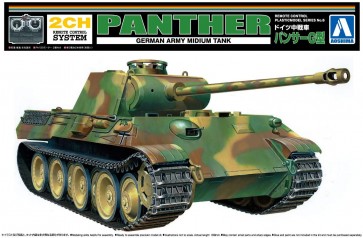Aoshima REMOTE CONTROL No.06 GERMAN MEDIUM TANK PANTHER AUSF. G  , AOS59357, by AOSHIMA