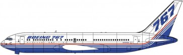 Hasegawa 1/200 Boeing 767-200 "Demonstrator", HAS08530, by HASEGAWA