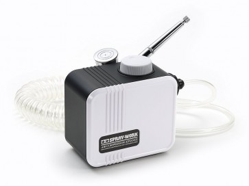 Tamiya Tamiya Airbrush System SPRAY-WORK AIR COMPRESSOR ADVANCE W/SPARMAX AIRBRUSH SX 0.5D  , TAM99278, by TAMIYA