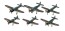 Hasegawa  1/450 Japanese Navy aircraft carrier based aircraft set, HASQG56, by HASEGAWA