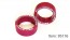 Tamiya Mini 4WD Grade Up Part FULL COWL MINI-4WD 25TH ANNIVERSARY LOW FRICTION LOW PROFILE TIRES (MAROON, 2PCS.)  , TAM51161, by TAMIYA