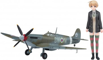 Hasegawa 1/20 STRIKE WITCHES: LYNETTE BISHOP W/SPITFIRE MK.IX (1/72)  , HAS22152, by HASEGAWA