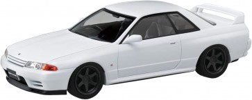 Aoshima 1/32 The Snap Kit No.14-SP2 Nissan R32 Skyline GT-R Custom Wheel (Crystal White), AOS66355, by AOSHIMA