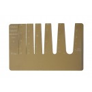 Mineshima Japan Card gauge, MNSTYK-15, by MINESHIMA