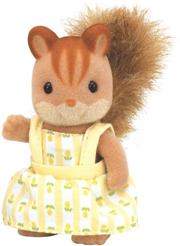 Epoch Sylvanian Families - Dolls: Walnut Squirrel Girl  , EPC57713, by Epoch