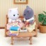 Epoch SYLVANIAN FAMILIES: PERSIAN CAT GIRL (WHITE) , EPC40531, by Epoch