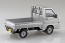 Aoshima 1/32 Raku-Pla Snap Kit No.05-SS Subaru Sambar Truck (Starling Silver Metallic), AOS65792, by AOSHIMA
