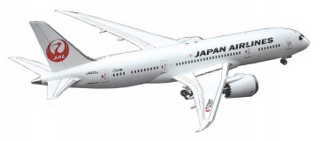 Hasegawa 1/200 Japan Airlines Boeing 787-8 plastic kit  , HAS07175, by HASEGAWA