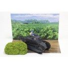 Platz 1/35 Girls und Panzer das Finale FT-17 BC Freedom High School Special Edition Plastic Model w/Bocage Scenery Materials  , PLZ67316, by PLATZ