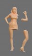 Atelier IT  1/24 Grid Girl B  resin kit figure, AIT24006, by Atelier IT