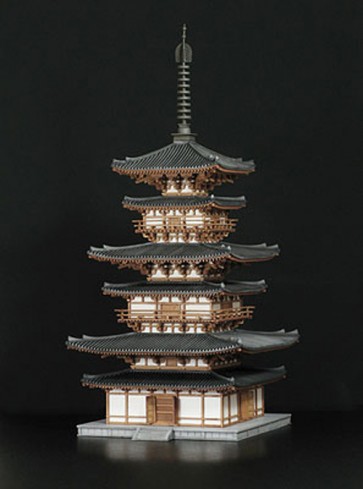 Fujimi 1/100 Building Series No.06 Yakushi Shrine East Tower  , FUJ00225, by FUJIMI