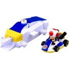 TAKARA TOMY Drift Tomica Mario Kart Drift Starter Set Toad & Standard Kart, TAK02218, by TAKARA TOMY