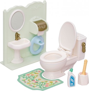 Epoch Sylvanian Families Toilet Set, EPC53258, by Epoch