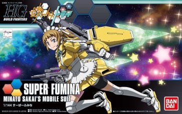 BANDAI   1/144 HGBF Super Fumina   Plastic Model kit, BAN13105, by BANDAI